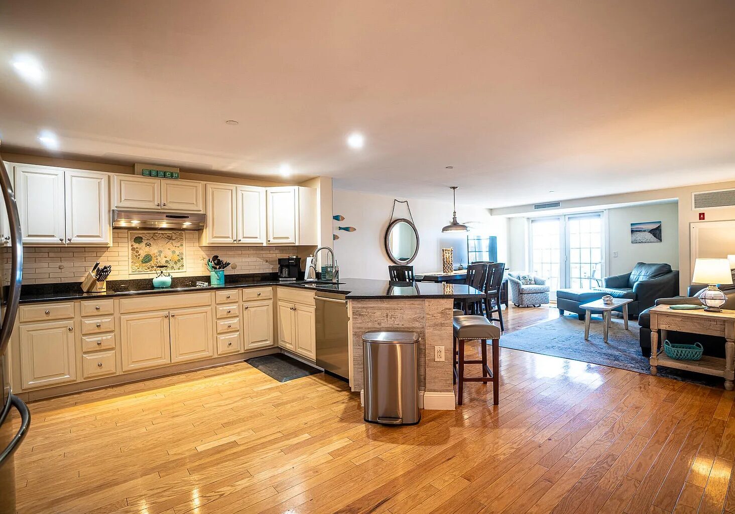Kitchen and Living Room